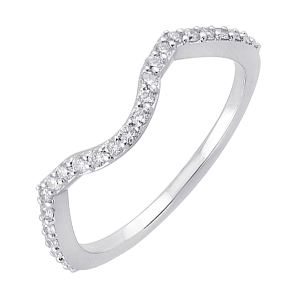 14Kt White Gold Diamond 1/5Ctw Ring