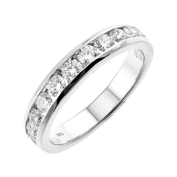 89 Facet 14Kt White Gold Diamond 1Ctw Ring