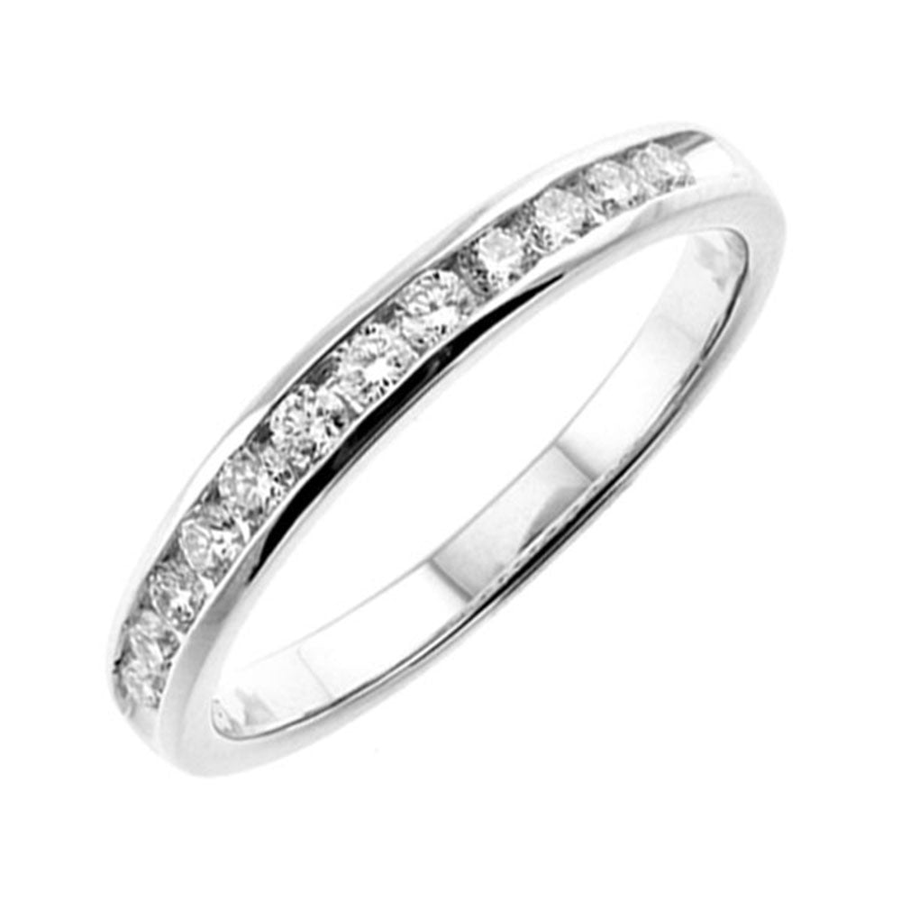 89 Facet 14Kt White Gold Diamond 1/3Ctw Ring
