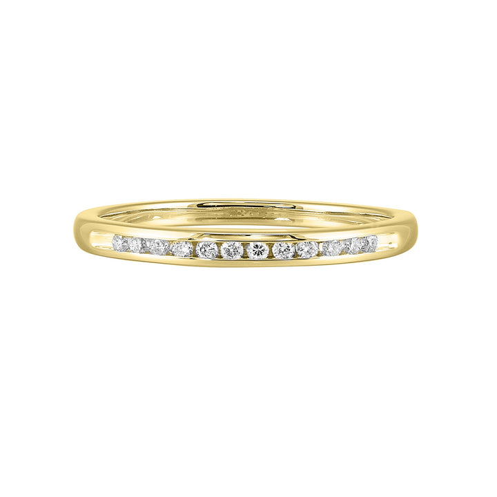 14Kt Yellow Gold Diamond 1/10Ctw Ring