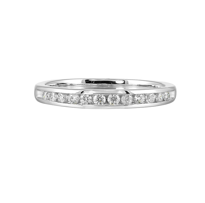 89 Facet 14Kt White Gold Diamond 1/4Ctw Ring