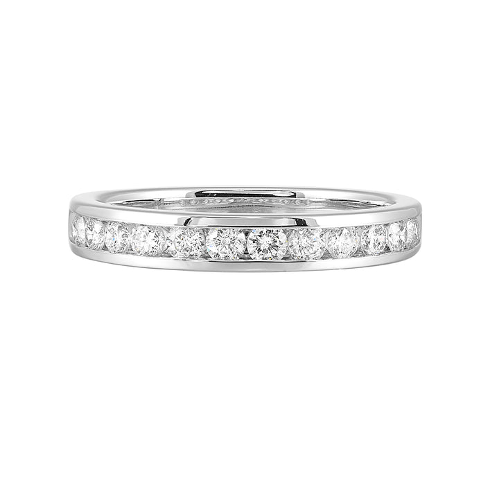 89 Facet 14Kt White Gold Diamond 1/2Ctw Ring