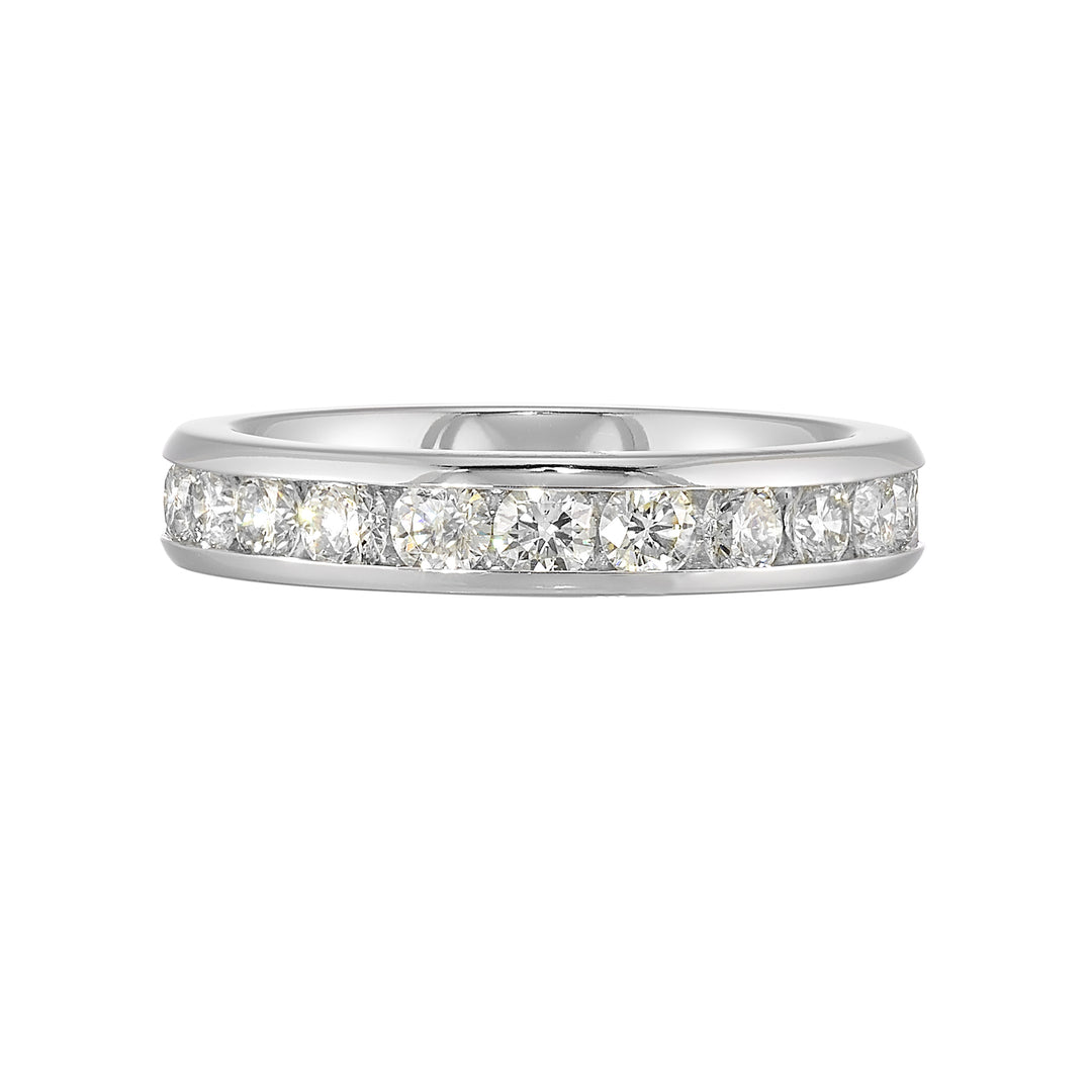 89 Facet 14Kt White Gold Diamond 1Ctw Ring