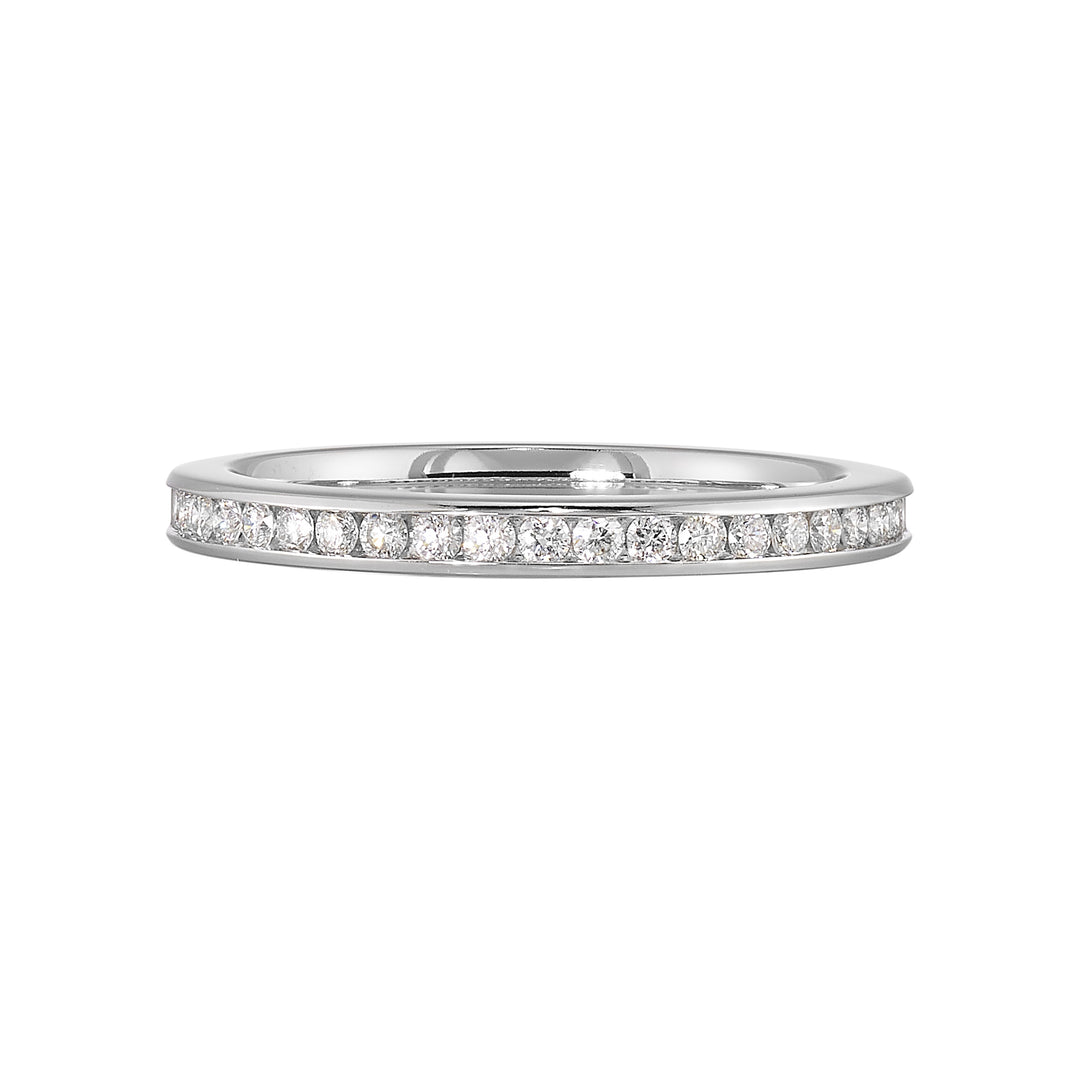 89 Facet 14Kt White Gold Diamond 1/4Ctw Ring