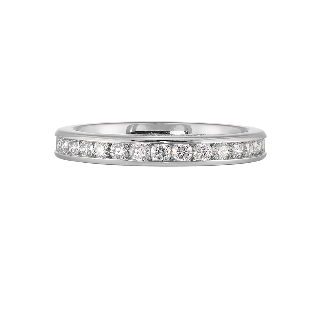 89 Facet 14Kt White Gold Diamond 1/2Ctw Ring