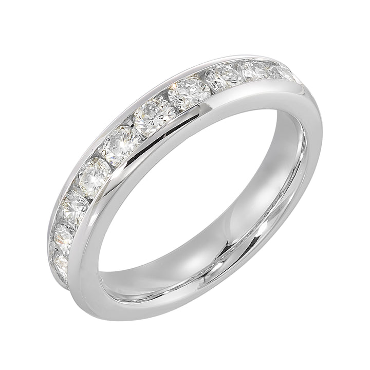 89 Facet 14Kt White Gold Diamond 1Ctw Ring