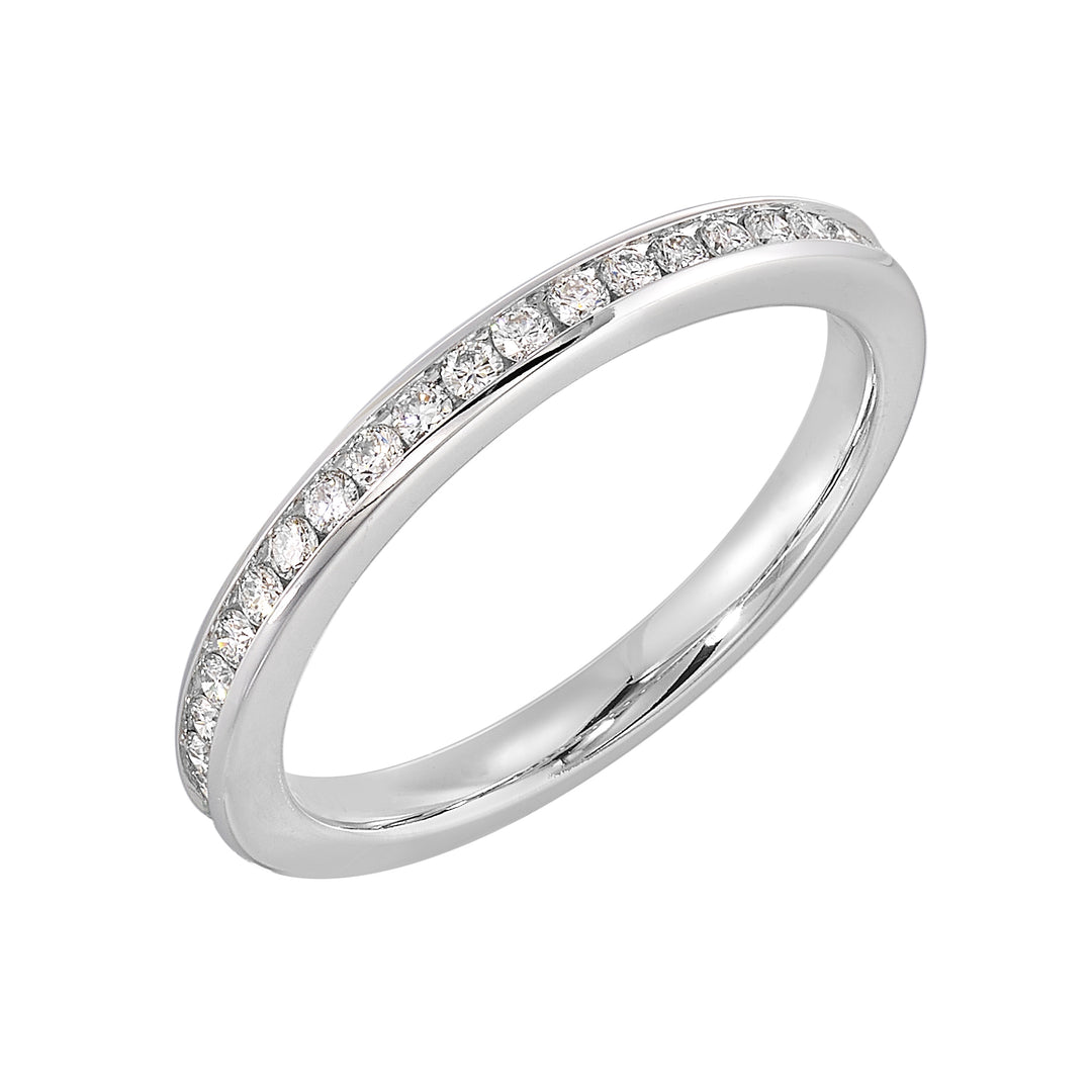 89 Facet 14Kt White Gold Diamond 1/4Ctw Ring