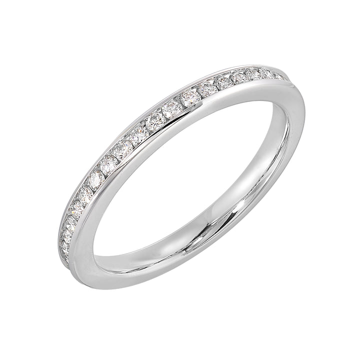 89 Facet 14Kt White Gold Diamond 1/4Ctw Ring