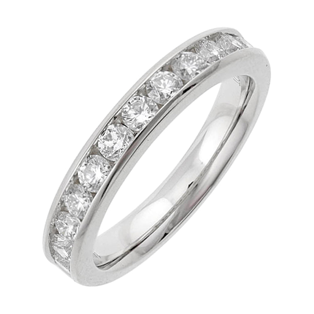 14Kt White Gold Diamond 3/4Ctw Ring