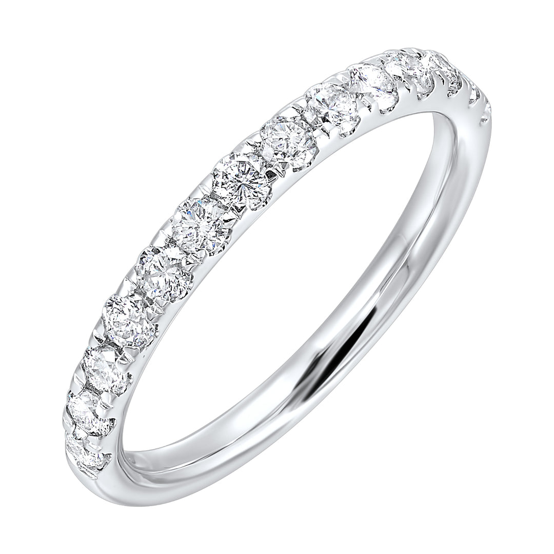 89 Facet 14Kt White Gold Diamond 1/2Ctw Ring