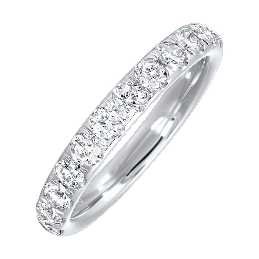 89 Facet 14Kt White Gold Diamond 3/4Ctw Ring