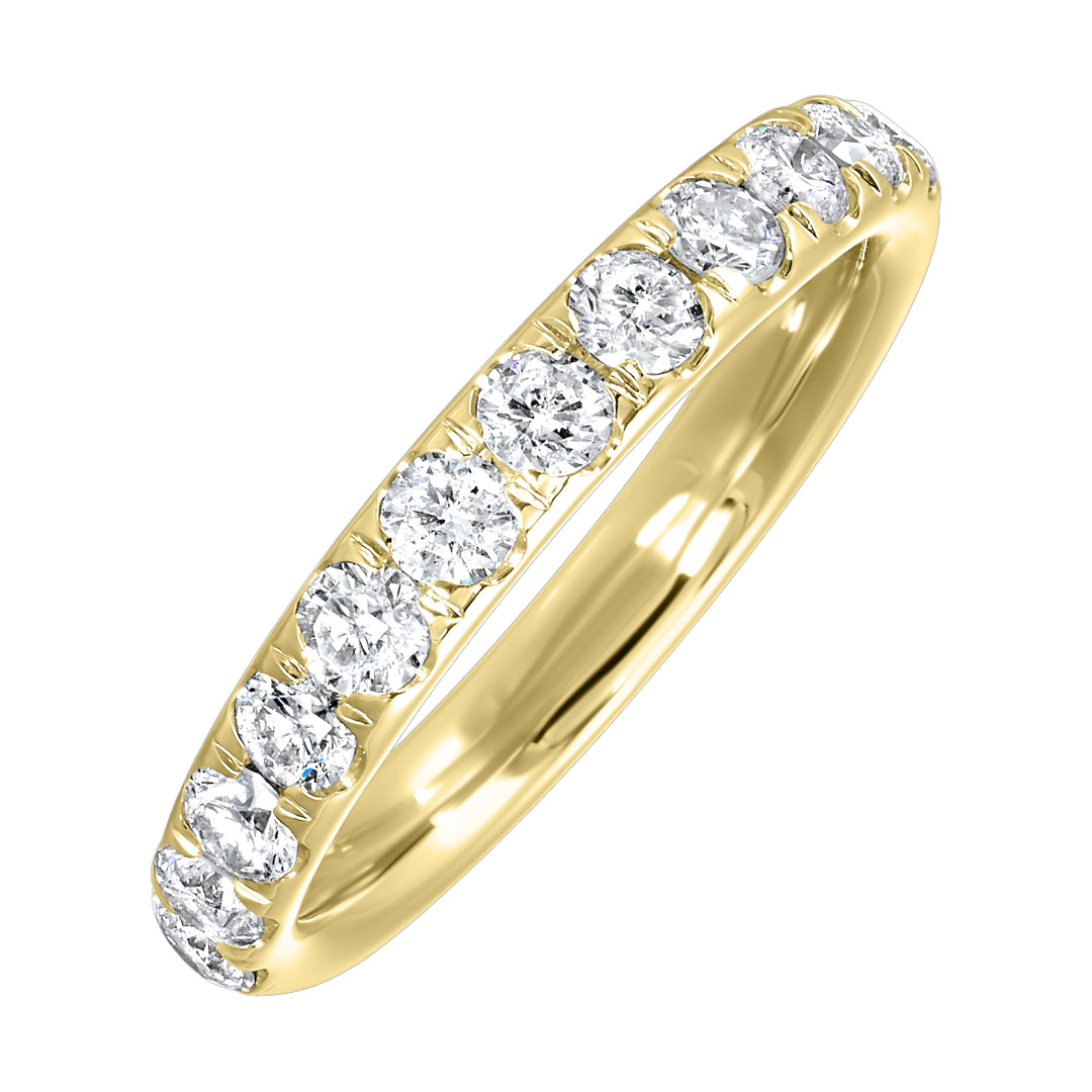 89 Facet 14Kt Yellow Gold Diamond 3/4Ctw Ring
