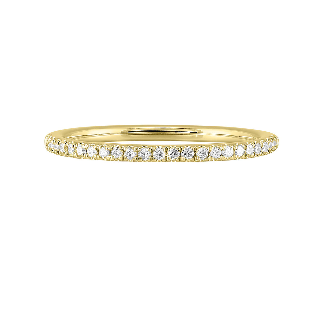 89 Facet 14Kt Yellow Gold Diamond 1/7Ctw Ring