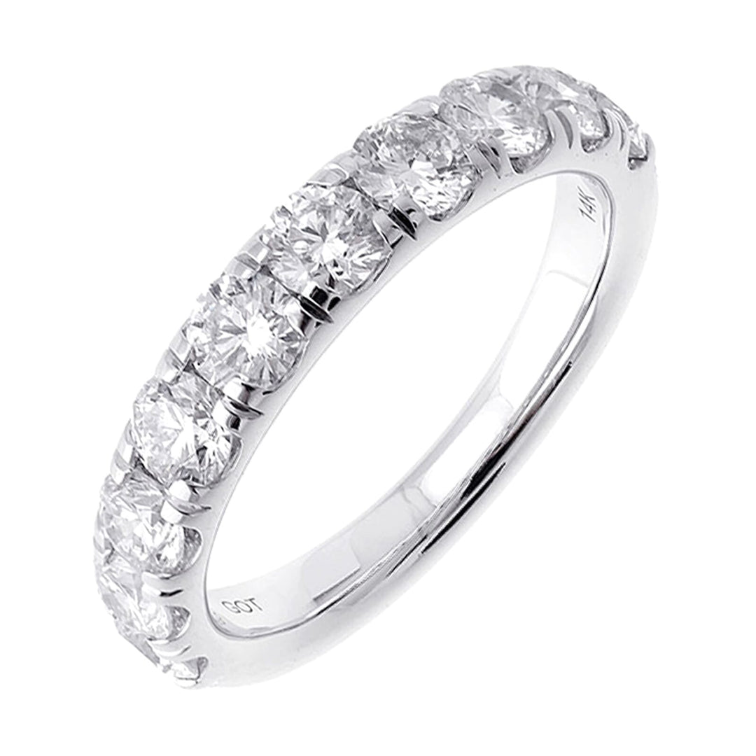 89 Facet 14Kt White Gold Diamond 1 1/2Ctw Ring