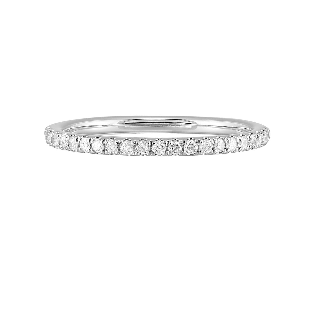 89 Facet 14Kt White Gold Diamond 1/5Ctw Ring