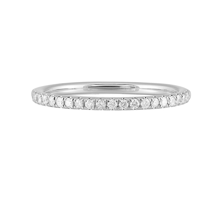89 Facet 14Kt White Gold Diamond 1/5Ctw Ring