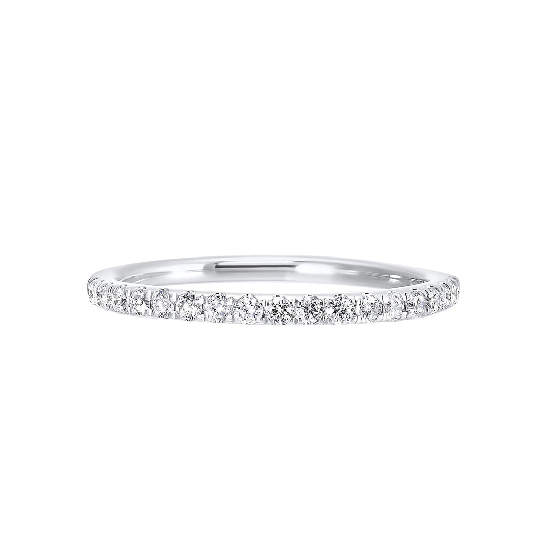 89 Facet 14Kt White Gold Diamond 1/4Ctw Ring