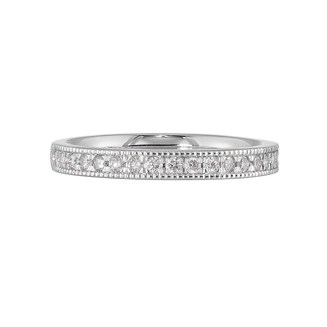 14Kt White Gold Diamond 1/4Ctw Ring