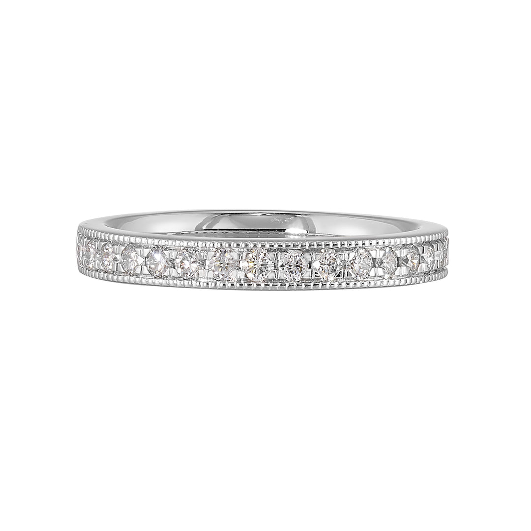 89 Facet 14Kt White Gold Diamond 1/3Ctw Ring