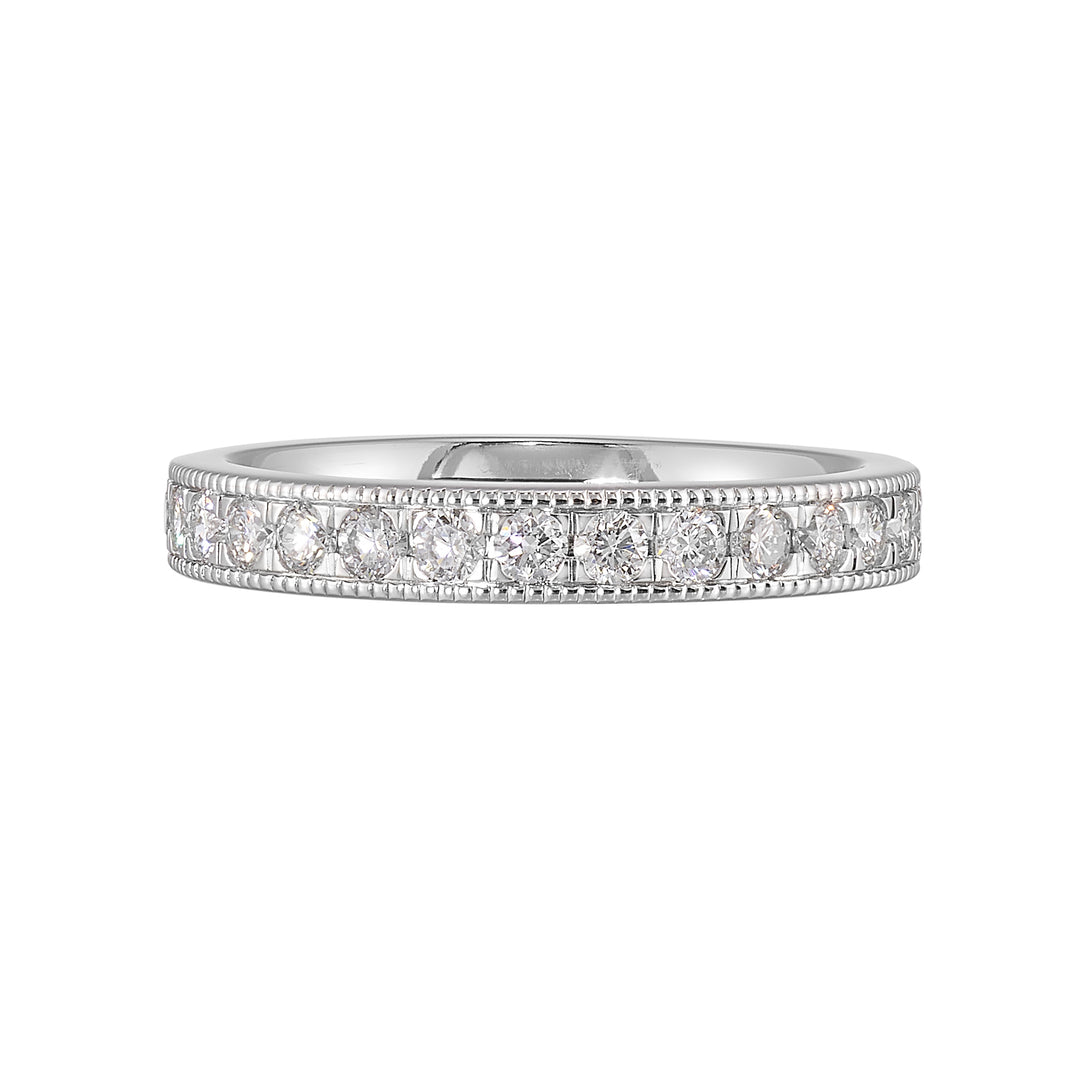 89 Facet 14Kt White Gold Diamond 1/2Ctw Ring