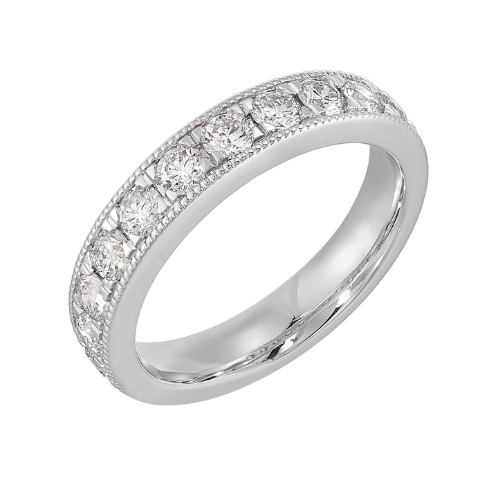 89 Facet 14Kt White Gold Diamond 1Ctw Ring