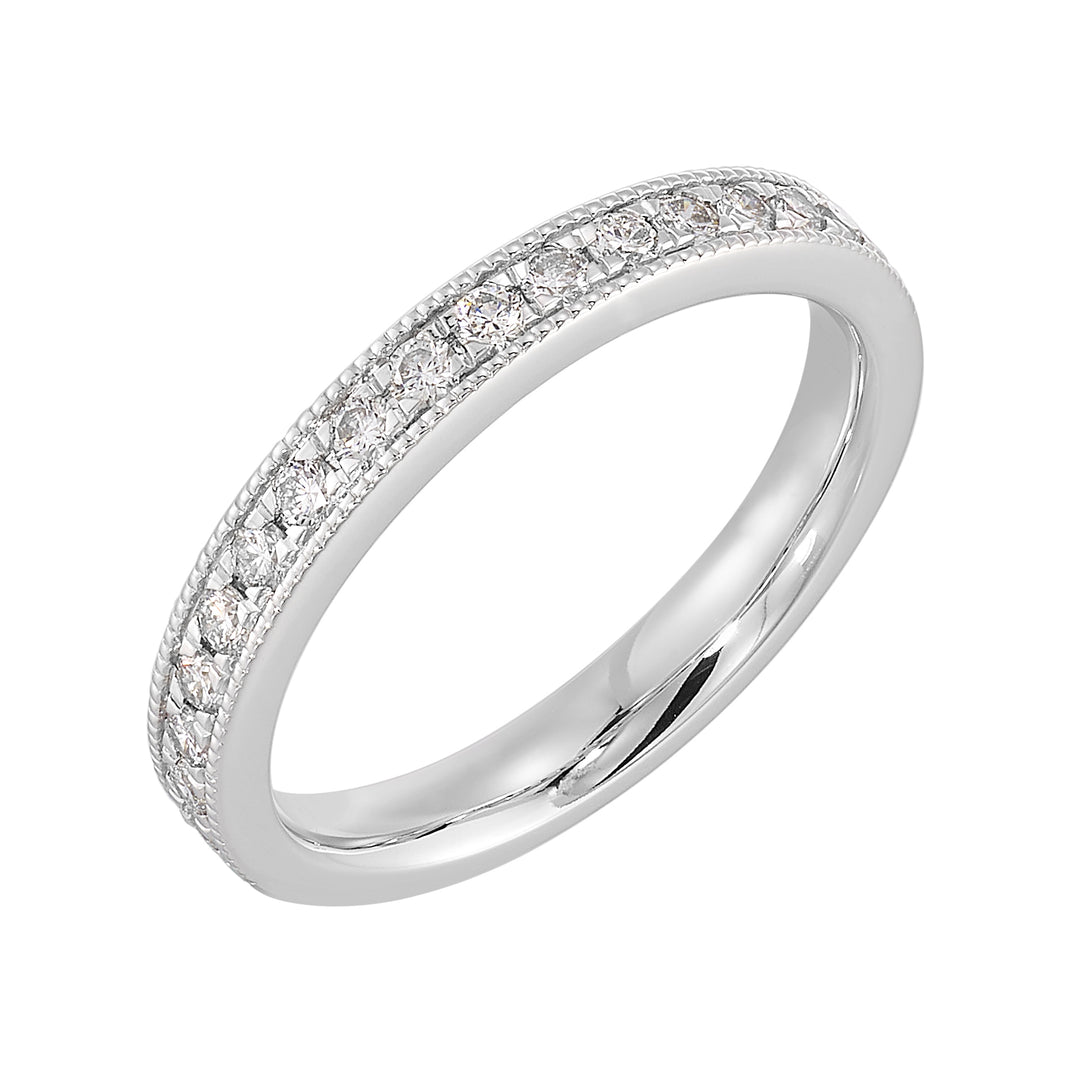 89 Facet 14Kt White Gold Diamond 1/3Ctw Ring