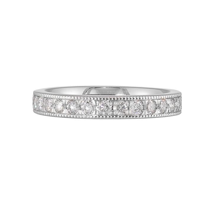 89 Facet 14Kt White Gold Diamond 1/2Ctw Ring