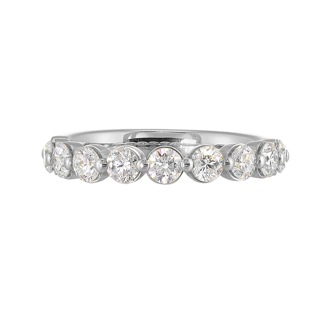 89 Facet 14Kt White Gold Diamond 1Ctw Ring