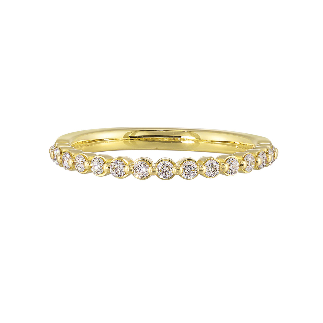 89 Facet 14Kt Yellow Gold Diamond 1/4Ctw Ring