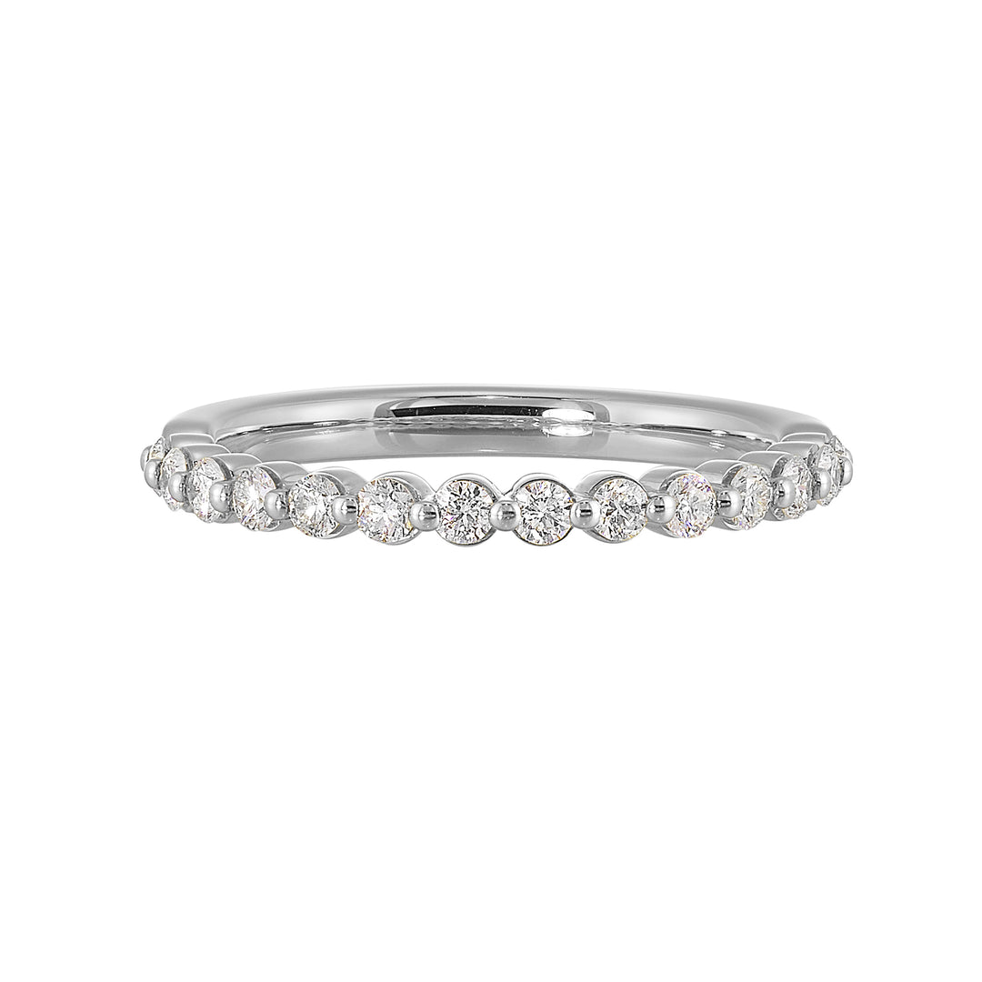 89 Facet 14Kt White Gold Diamond 1/3Ctw Ring