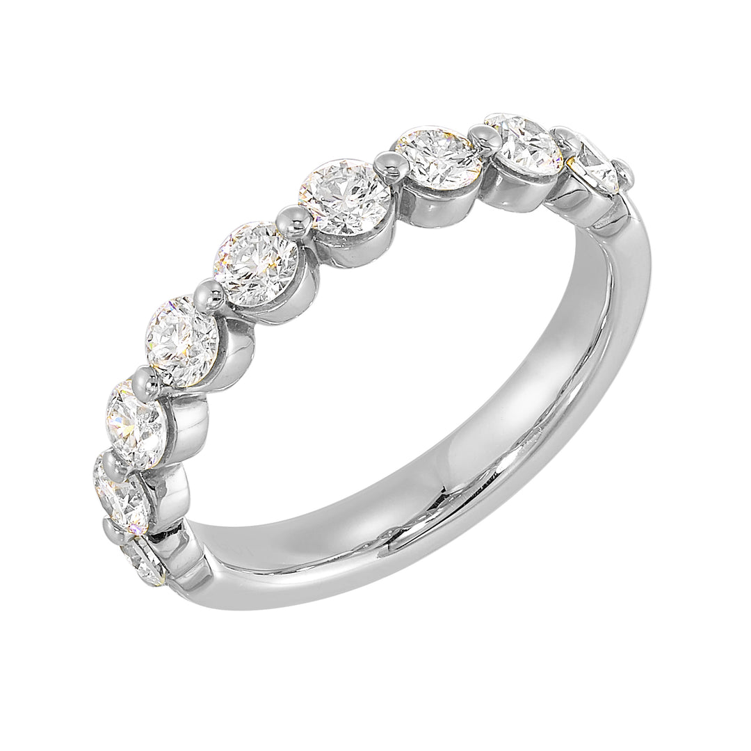 89 Facet 14Kt White Gold Diamond 1Ctw Ring