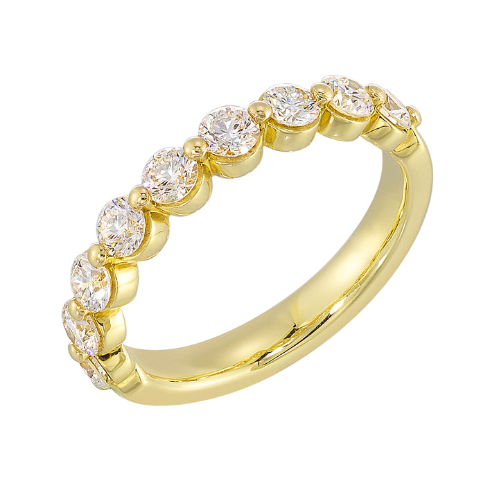 89 Facet 14Kt Yellow Gold Diamond 1Ctw Ring