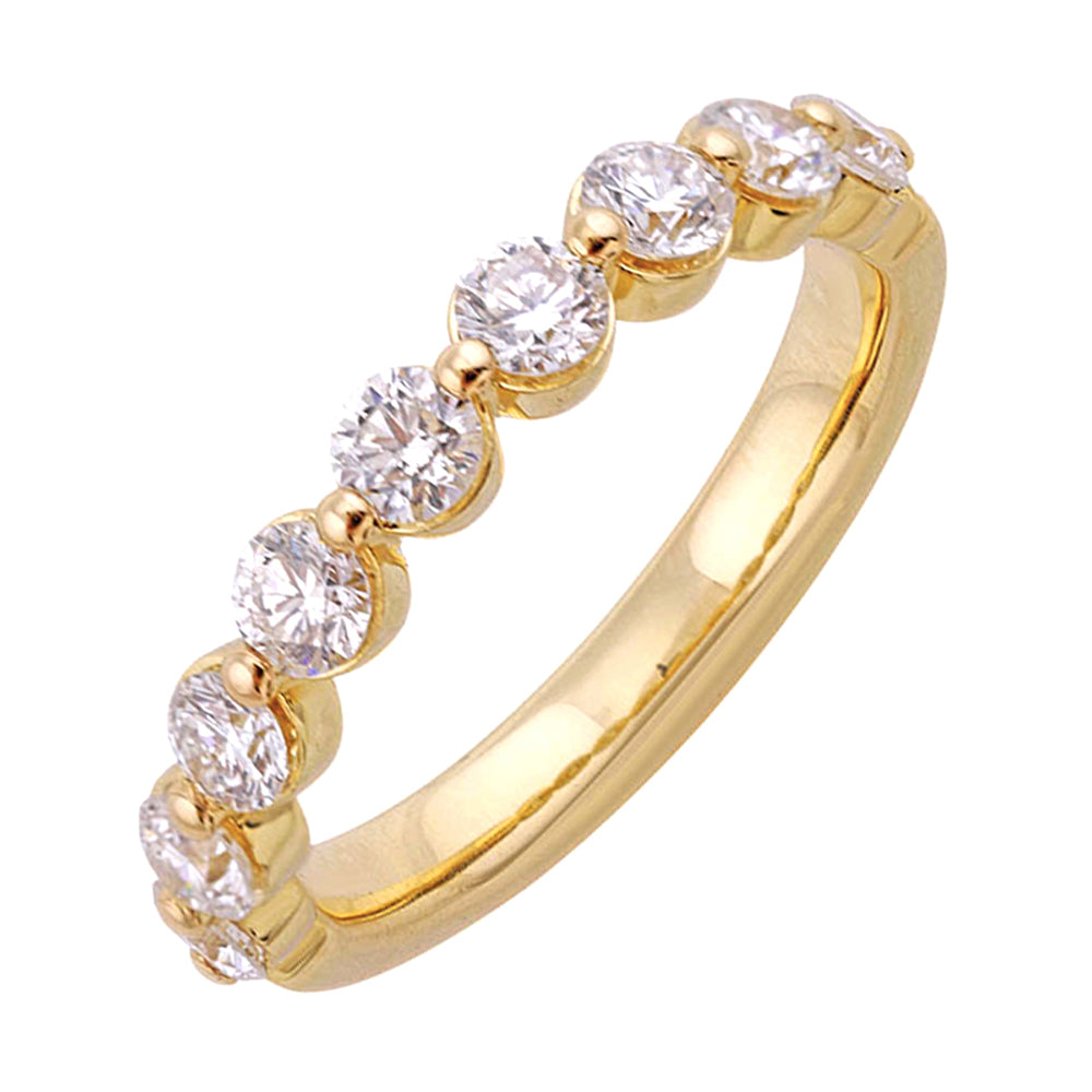 14Kt Yellow Gold Diamond 1Ctw Ring