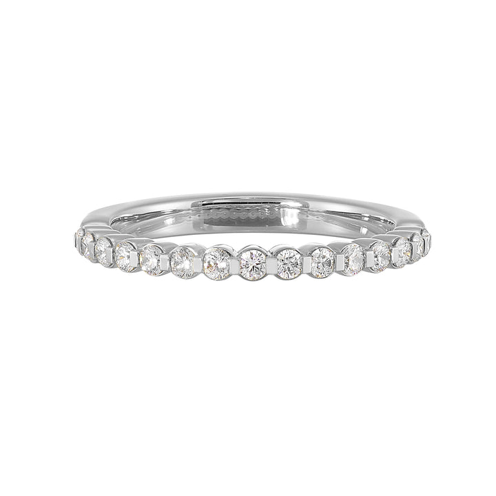 89 Facet 14Kt White Gold Diamond 1/6Ctw Ring
