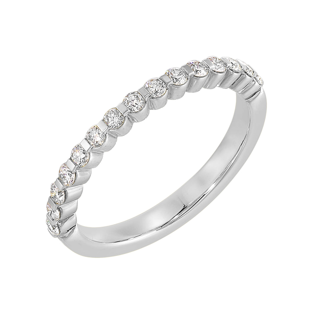 89 Facet 14Kt White Gold Diamond 1/6Ctw Ring
