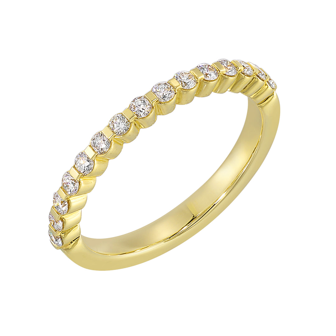 14Kt Yellow Gold Diamond 1/6Ctw Ring