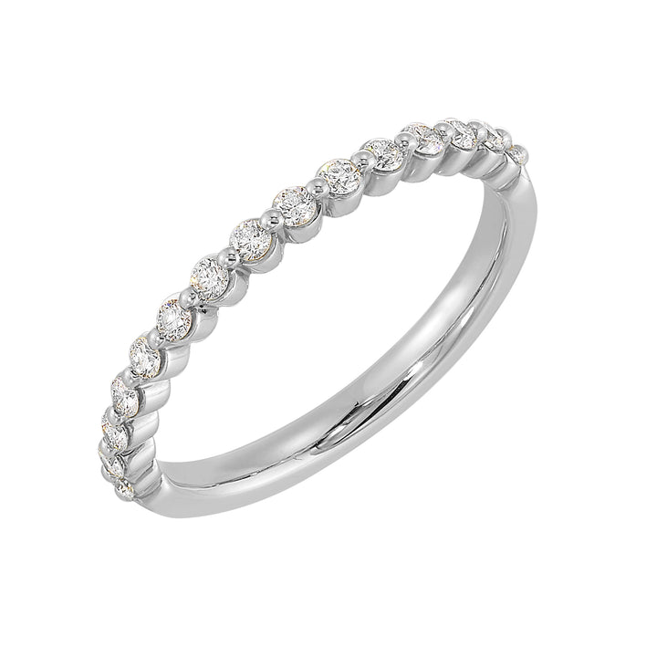 89 Facet 14Kt White Gold Diamond 1/4Ctw Ring