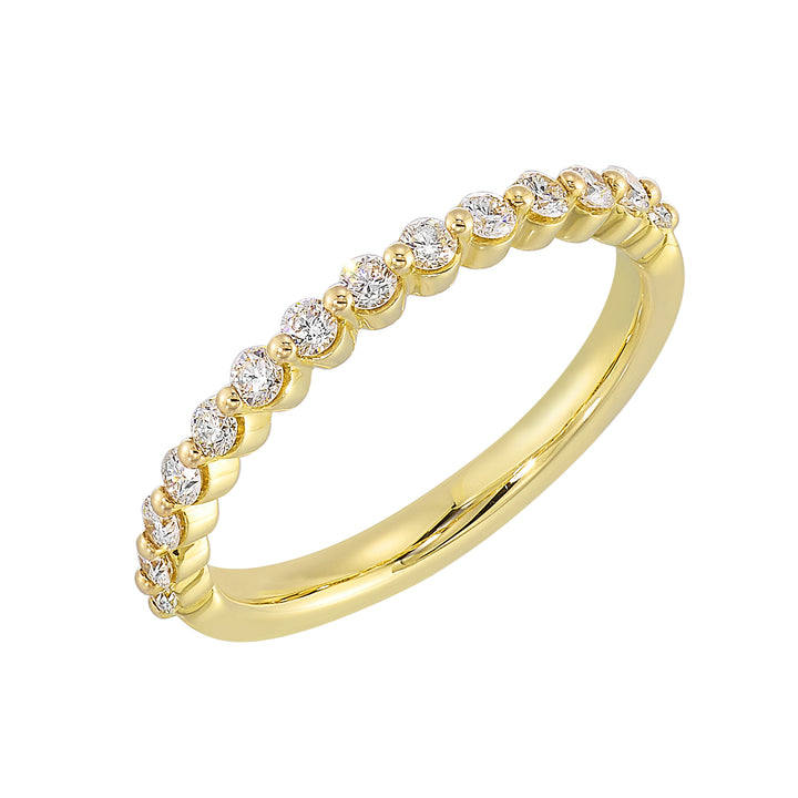 89 Facet 14Kt Yellow Gold Diamond 1/3Ctw Ring