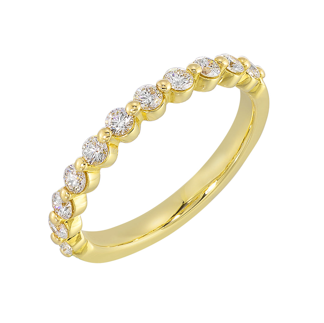 89 Facet 14Kt Yellow Gold Diamond 1/2Ctw Ring