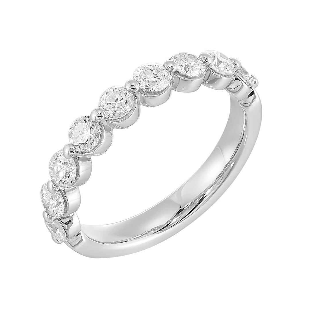 14Kt White Gold Diamond 3/4Ctw Ring