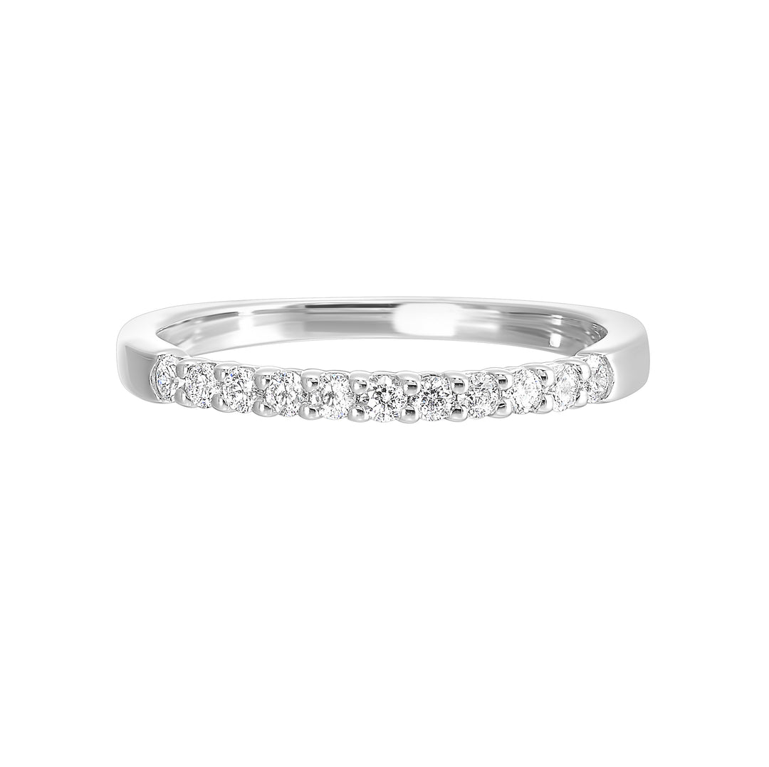 89 Facet 14Kt White Gold Diamond 1/4Ctw Ring