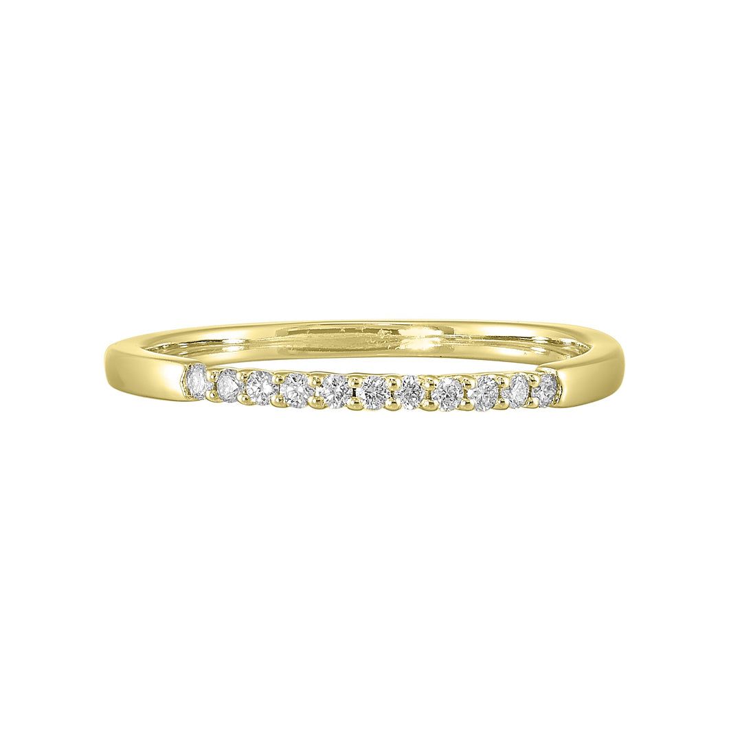 14Kt Yellow Gold Diamond 1/10Ctw Ring