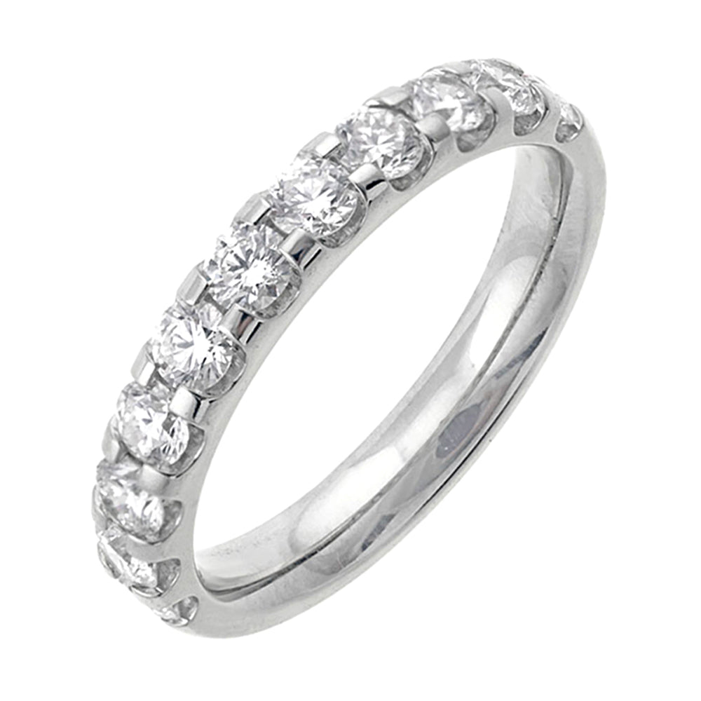 89 Facet 14Kt White Gold Diamond 1Ctw Ring