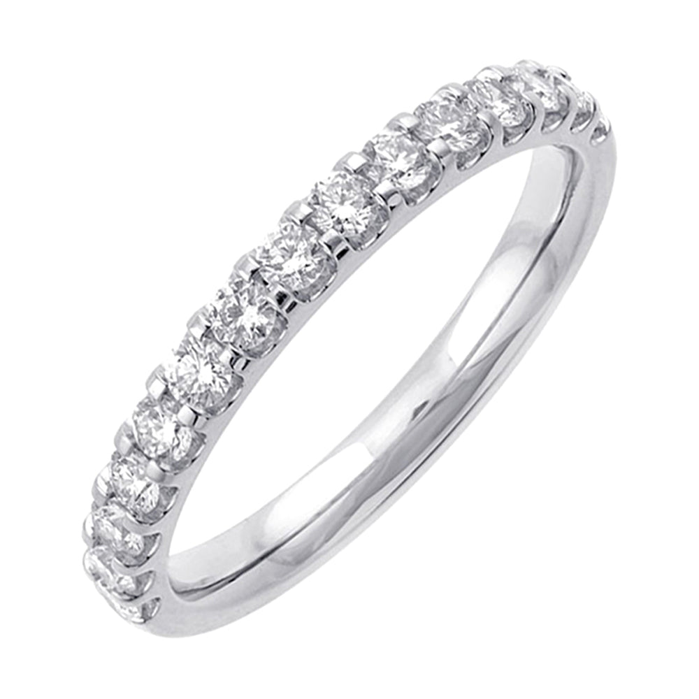 89 Facet 14Kt White Gold Diamond 1/2Ctw Ring