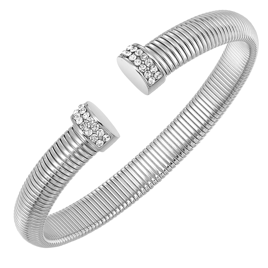 Steel White Bangle
