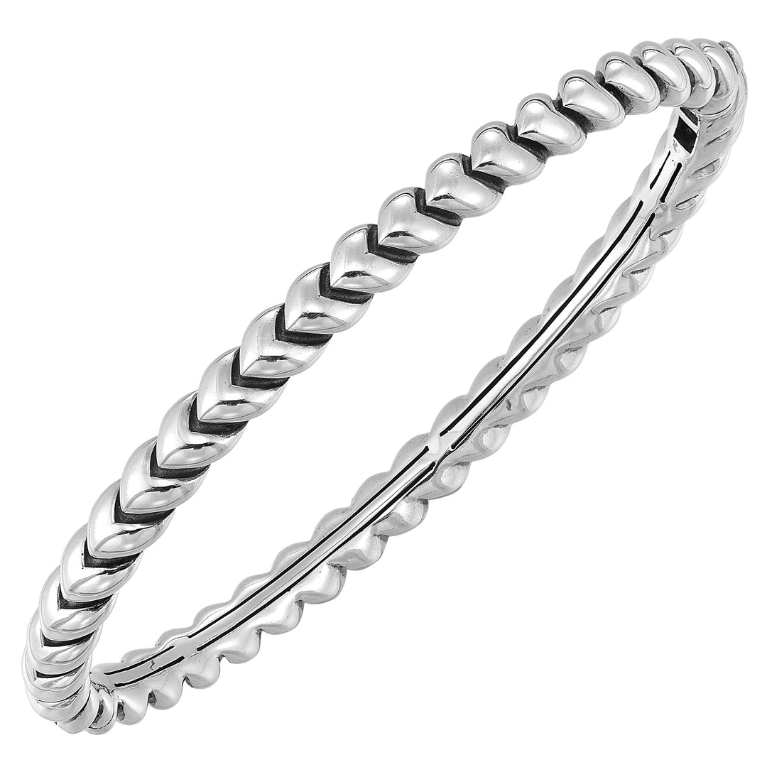 Gold Silver White Bangle