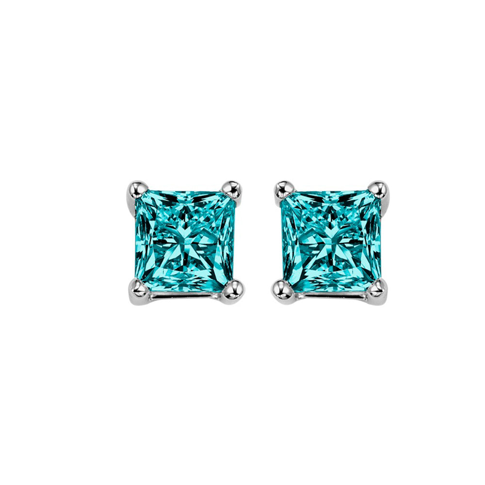 10Kt White Gold Diamond 1Ctw Earring