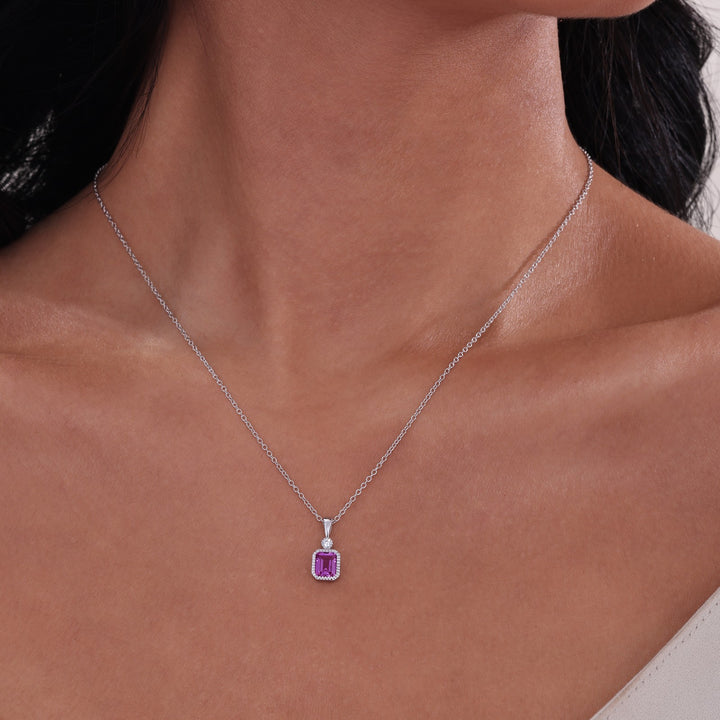 October Birthstone Necklace