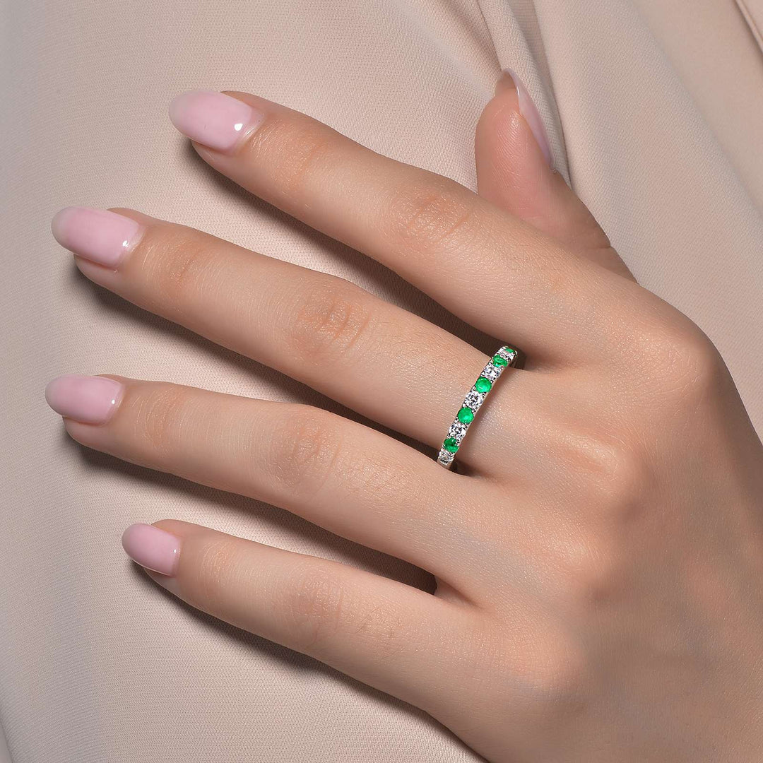 May Birthstone Ring