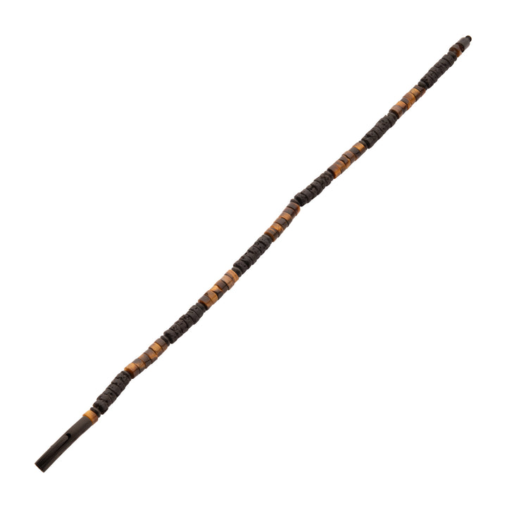 Magma Tiger (Tiger-eye / Lava) Heishi Bead Bracelet